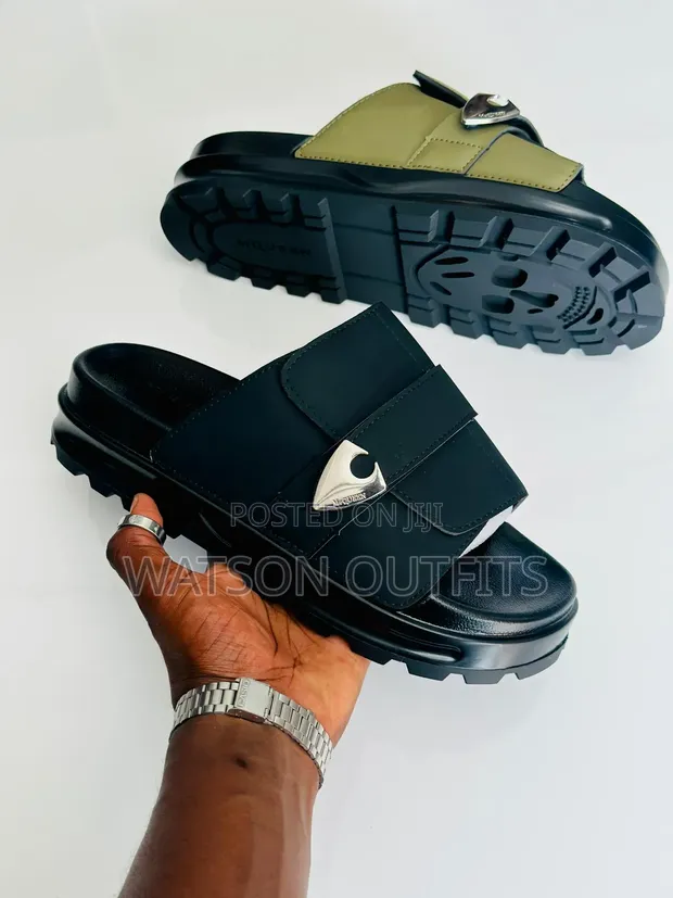 Alexander McQueen Sandali za Ngozi za Wanaume - 1