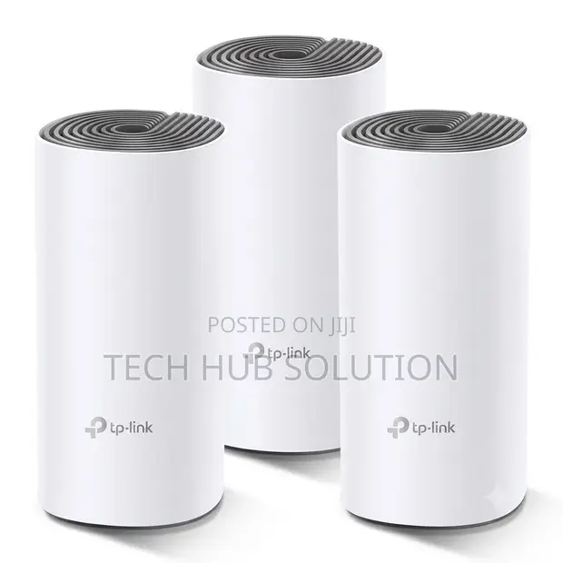 TP-Link Deco E4 AC1200 Whole Home Mesh Wi-Fi System (3-Pack) - 1