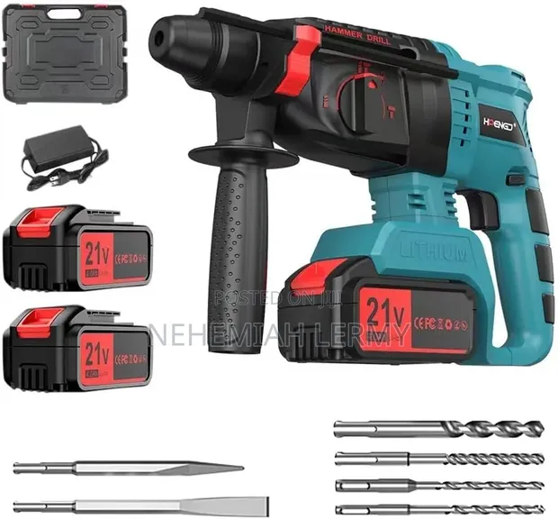 Brand New Corona Power Hammer Drill with Toolbox - 1