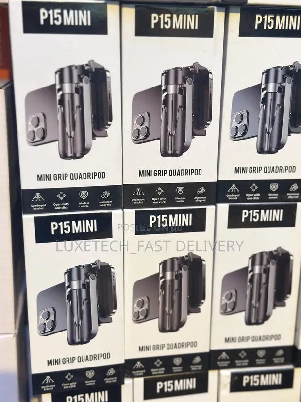 P15 Mini Selfie Stick Tripod with Bluetooth Remote - 1