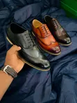 Viatu vya Ngozi vya Clarks kwa Wanaume - Vipya Kabisa - 3
