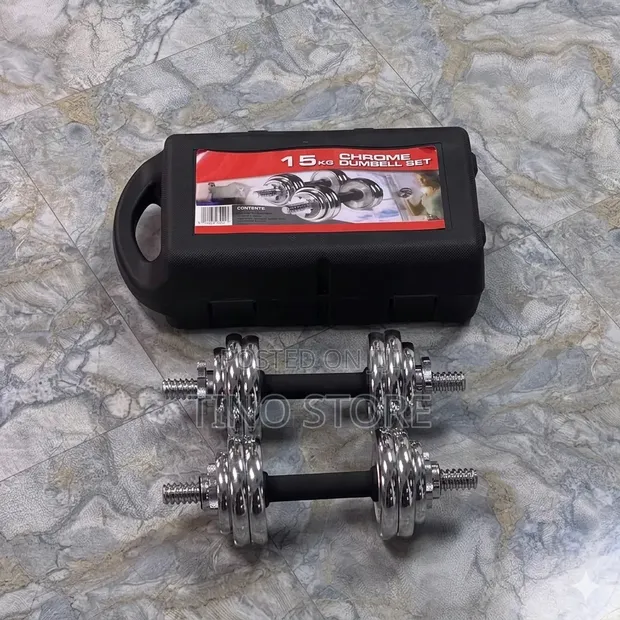 Bodygym 15kg Adjustable Dumbbell Set - 1