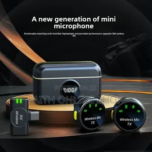 S5 Dual Wireless Lavalier Microphone System with LED Display