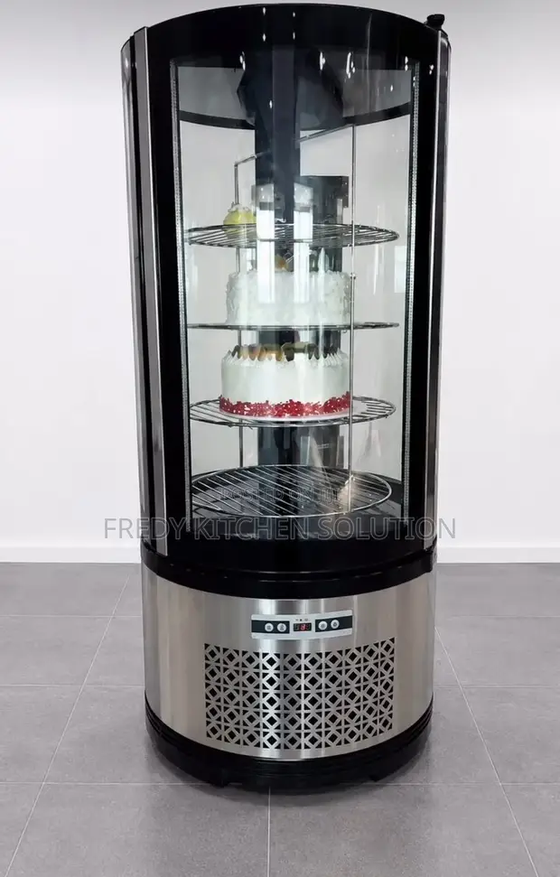 Brand New Vertical Rotating Cake Showcase Display - 1