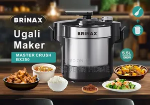 Original Brinax Ugali Maker BX250 - 5.5L / 1000W (Brand New)