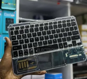 Transparent Rechargeable Bluetooth Gaming Keyboard
