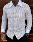Men's Stylish Multicolour Dress Shirts - 4