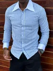 Men's Stylish Multicolour Dress Shirts - 5
