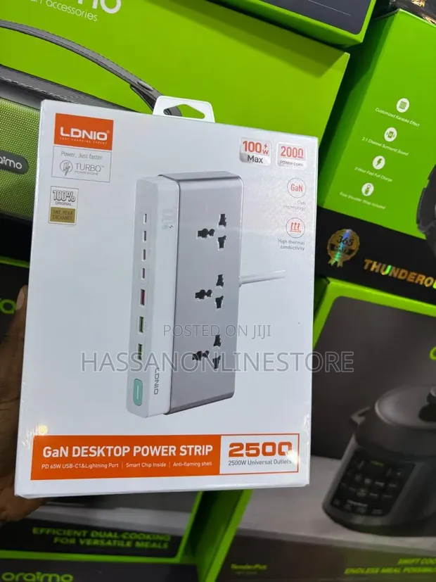 LDNIO SC3 GAN 100W PD Desktop Power Strip - 1