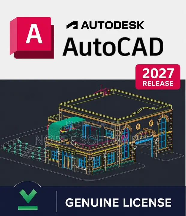 Autodesk AutoCAD 2027 - 1 Year Genuine License - 1