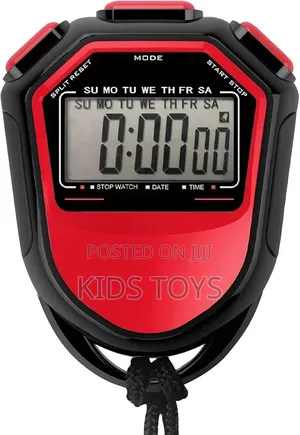 Waterproof Digital LCD Stopwatch Chronograph