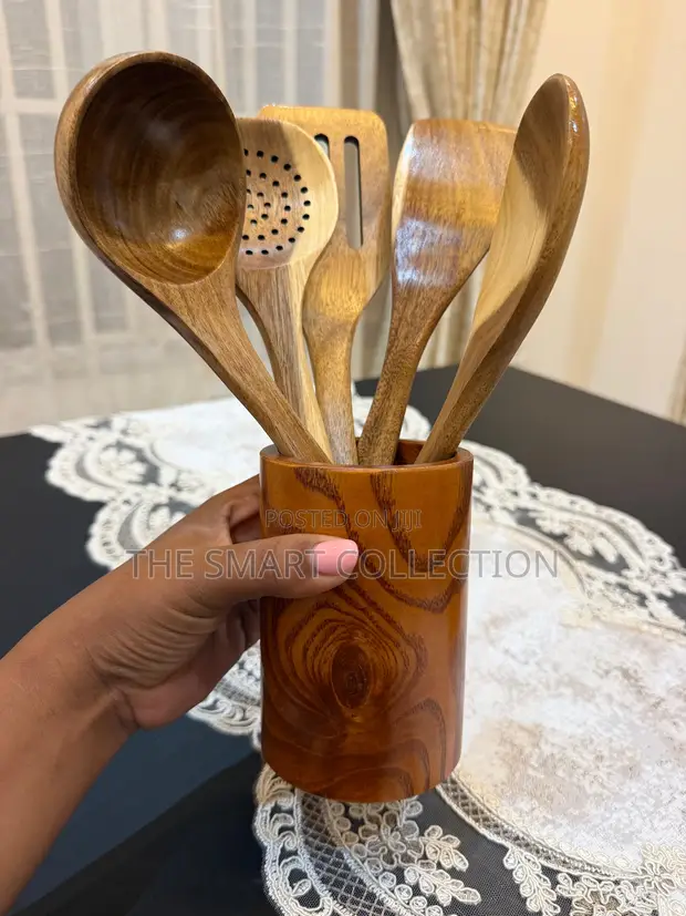 Bamboo Cooking Utensils Set (6pcs) - 1