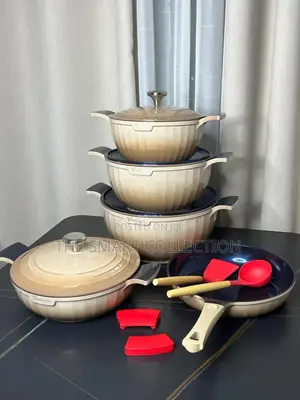 Seti Mpya ya Sufuria za Kupikia za Silicone Furi 9pcs
