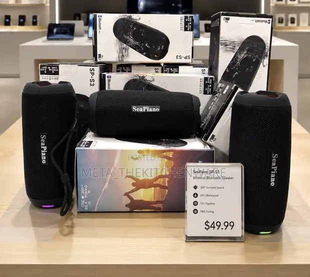 Sea Piano SP-S3 Portable Wireless Bluetooth Speaker - 1