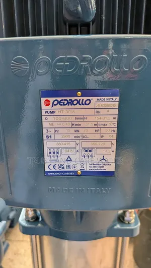 Pedrollo HT30/8 Multistage Water Pump 20HP