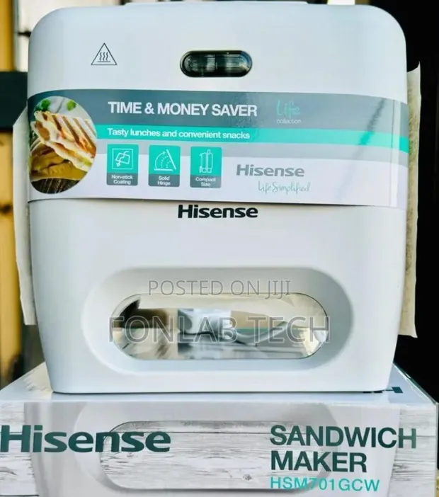 Hisense Sandwich Maker Mpya Kabisa - 1