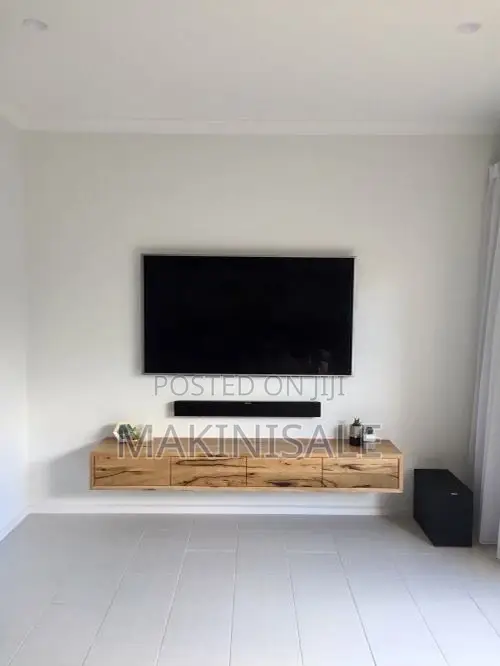 Brand New Wood-Mode TV Stand with Drawers - 1