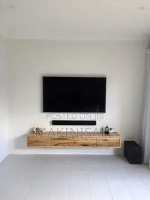 Brand New Wood-Mode TV Stand with Drawers