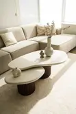 Classic Coffee Table Set - Muonekano Wa Kisasa, Imara, Wa Kudumu - 3