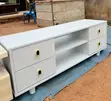 Brand New Wood-Mode TV Stand with Shelves - 5