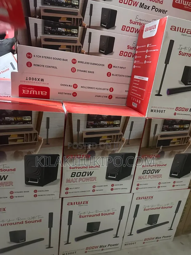 Aiwa 800W Wireless Sound Bar - 1