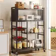 Movable Stainless Steel Kitchen Rack - 2