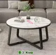 Round Black Glass Coffee Table - 3