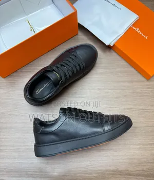 Viatu vya Ngozi vya Wanaume vya Santoni Moccasins