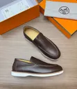 Viatu vya Ngozi vya Wanaume vya Santoni Moccasins - 5