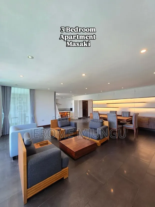 Furnished 3-Bedroom Apartment for Rent in Masaki - 1