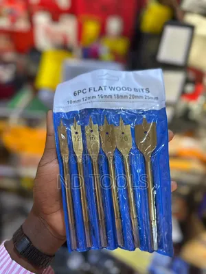Wood Drill Bit Flat Set 6pcs (10mm-25mm)