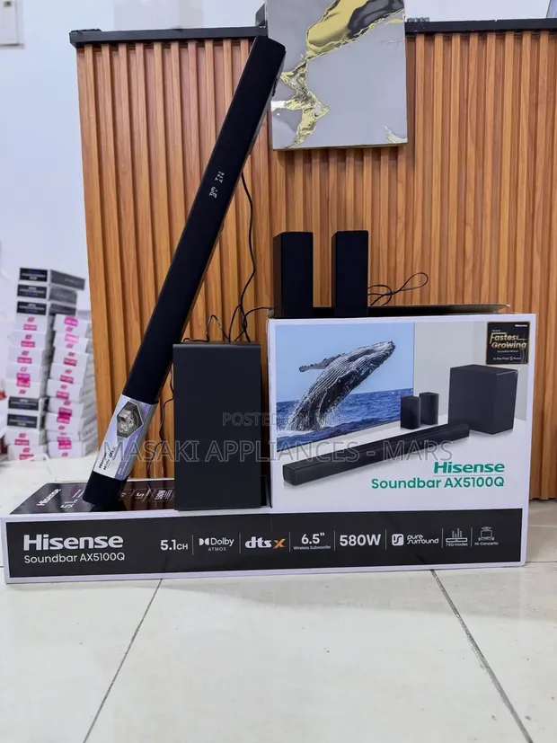 Hisense 5.1 Channel Soundbar Dolby Atmos (AX5100Q) - 1