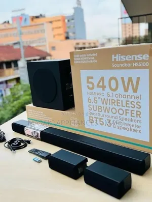 Hisense 5.1ch 540W Sound System with Wireless Subwoofer (HS5100)