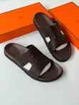 Hermes Brown Leather Sandals for Men - 2