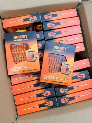 Jakemy JM-8100 Set ya Screwdriver ya Ratchet 32-in-1 Isiyoanguka