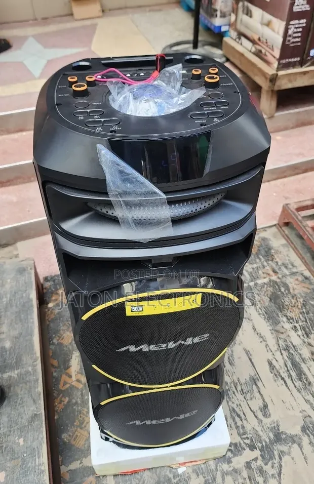 Mewe Party Speaker 1500W PTS 1201 DB - 1