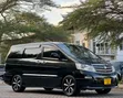 Toyota Alphard 2004 Nyeusi - 1