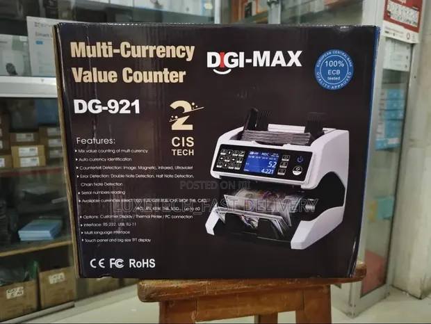 Digi-Max DG-921 Multi-Currency Money Counter - 1