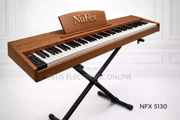 Brand New Nufex 88-Key Digital Piano with 3 Pedals - 1