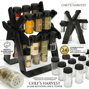 Modern Rotating Spice Rack