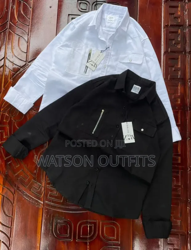 Zara Brand Men's Cargo Shirts - New Original Quality - 1