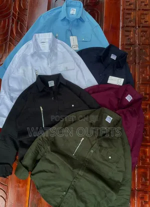 Zara Brand Men's Cargo Shirts - New Original Quality
