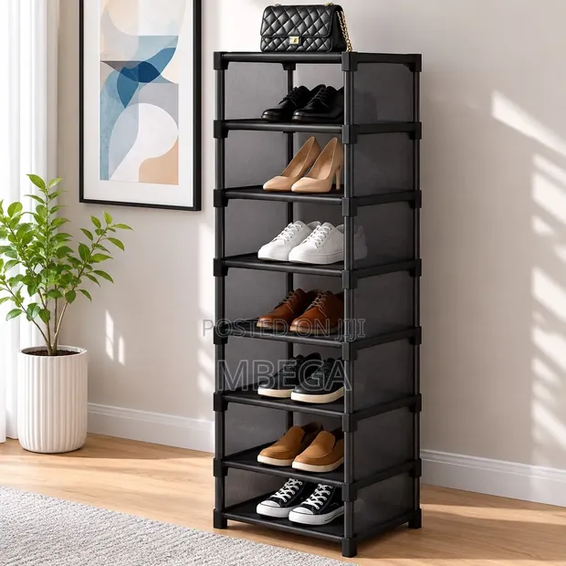 6-Layer Shoe Cabinet - Steel - 1