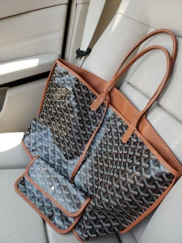 Goyard Saint Louis PM Tote Bag na Mkoba Mdogo wa Sarafu - 1