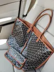 Goyard Saint Louis PM Tote Bag na Mkoba Mdogo wa Sarafu - 1