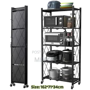 Folding Metal Rack - 162x71x34cm