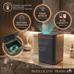 Smart Touchless Dustbin with Handsensor