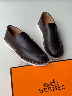 Men's Hermes Leather Loafers