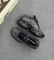 Men's Nike Shox Sneakers - Red Leather/Canvas - 2