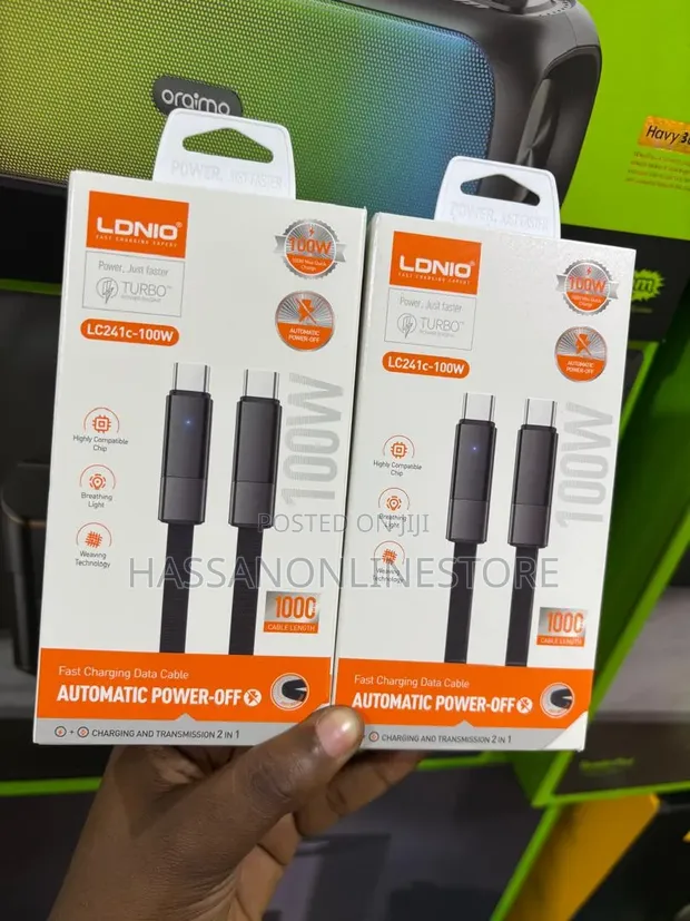 LDNIO LC241C 100W Auto Power Off Type-C Cable - 1